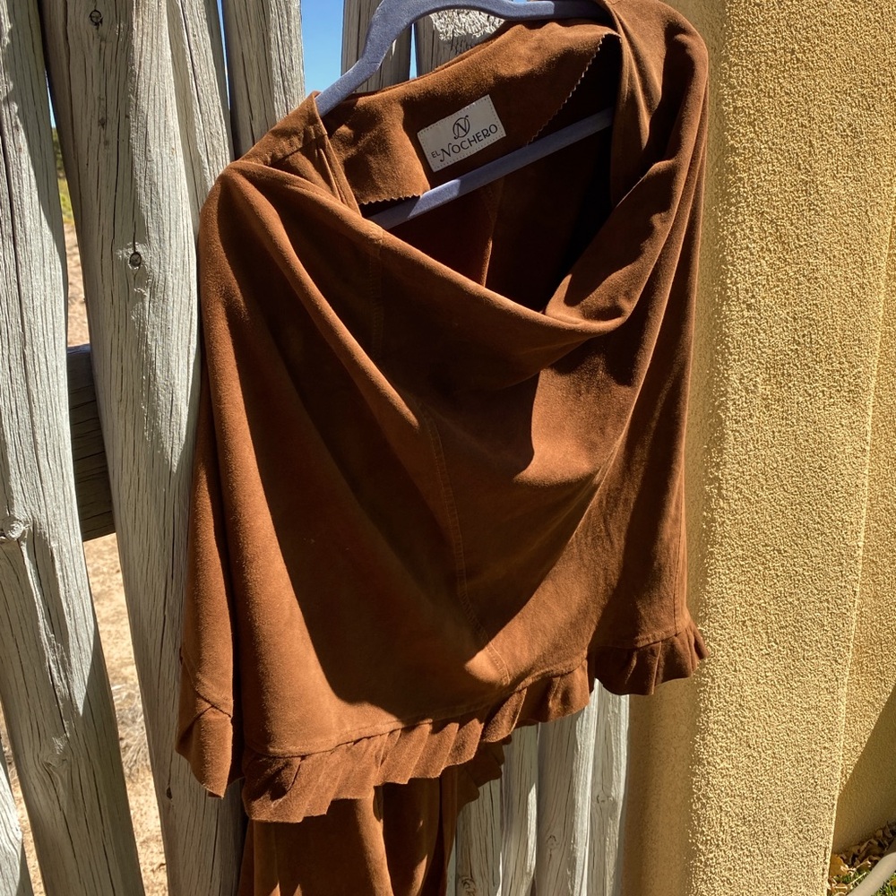 El Nochero brand (made Argentina) suede cape